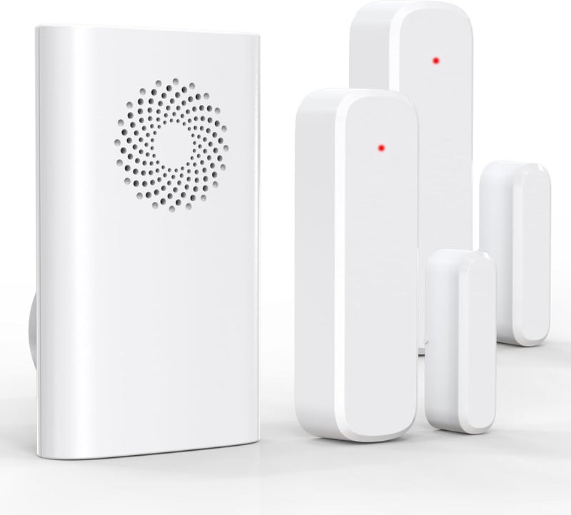 AMHEY Wireless Door Chime for Business Entering, Door Open Alarm for Kid/Toddler Home Safety (500ft Range 51 Ringer) Door Dinger Buzzer Alert, 1 Receiver +2 Sensor - Image 1